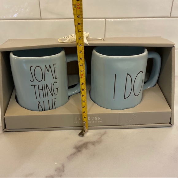 RAE DUNN I Do & Something Blue Wedding Mugs - Picture 4 of 8